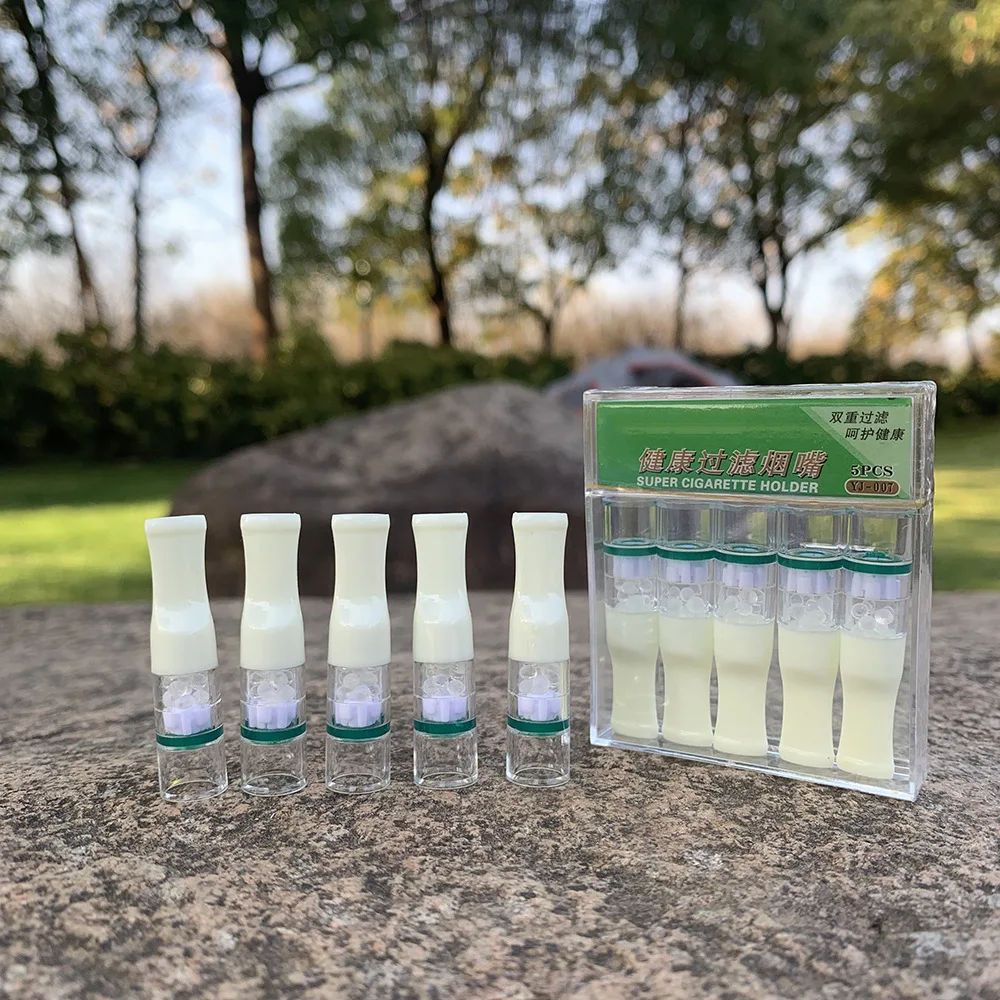 

Double layer Original Disposable Cigarette Filters Tip Activated Carbon Circulating Filter Cigarette Holder Nozzle