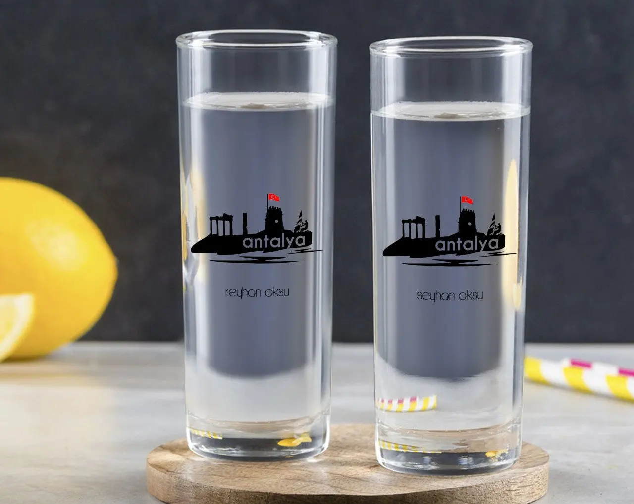 

Персонализированный красочный печатный дизайн анталиа, туристическая двойная водка, барьчжоу 2