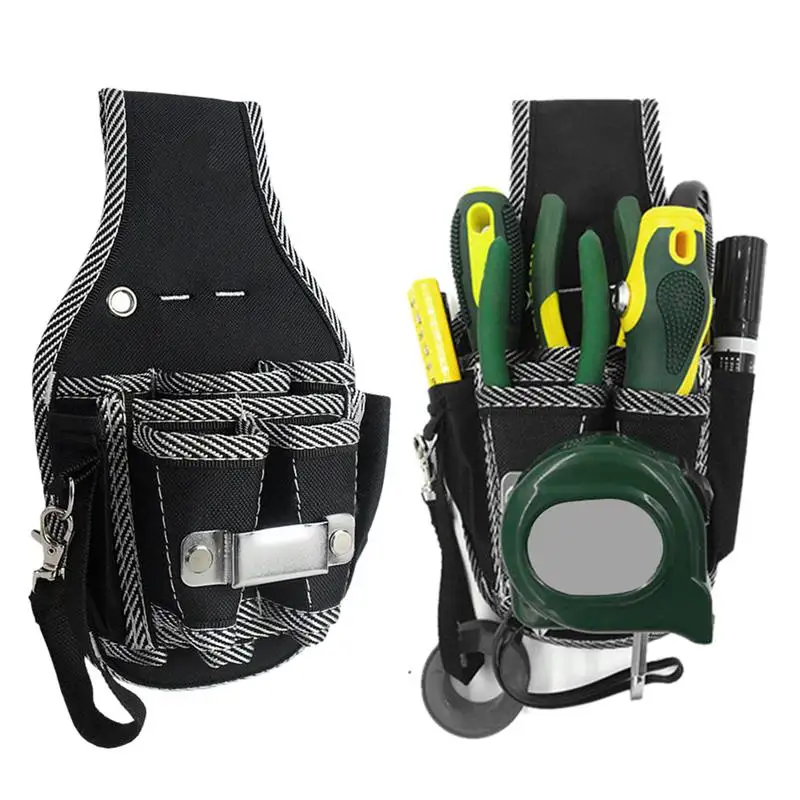 

9 In 1 Screwdriver Utility Kit Holder Top Quality 600D Nylon Fabric Tool Bag Electrician Waist Pocket Tool Belt Pouch Bag