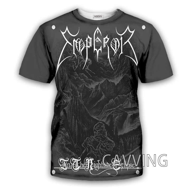 Повседневные футболки CAVVING с 3D принтом императорской группы Стильные топы в