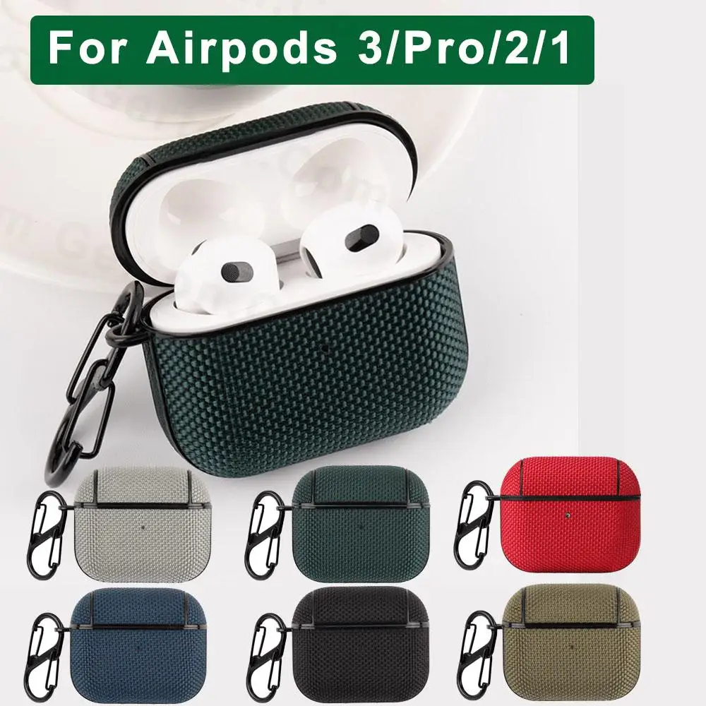 

Чехол для AirPods 3 2021, чехол для наушников, водонепроницаемый нейлоновый тканевый защитный чехол для AirPods Pro 2 1, чехлы, коробка для беспроводной зарядки