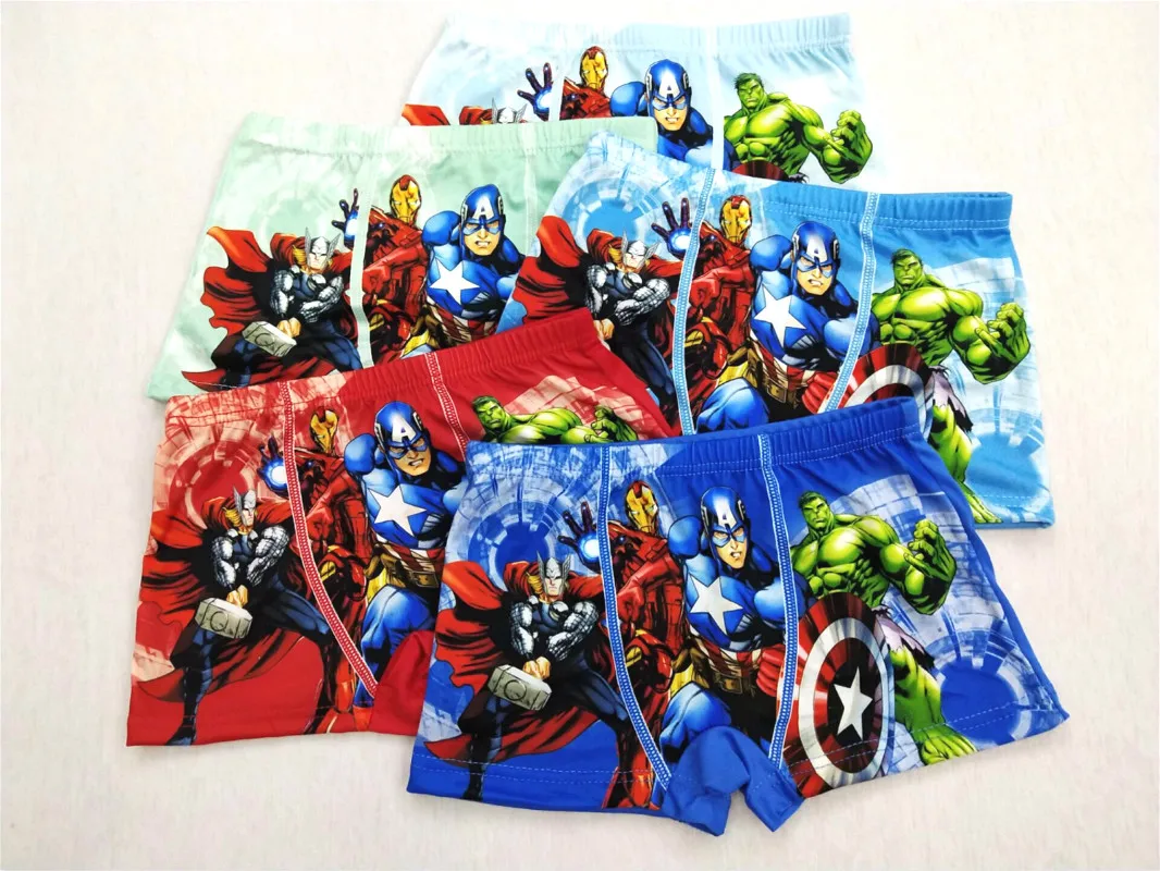 Трусы боксеры для мальчиков 2 10 лет 5 шт./лот|Нижнее белье| |