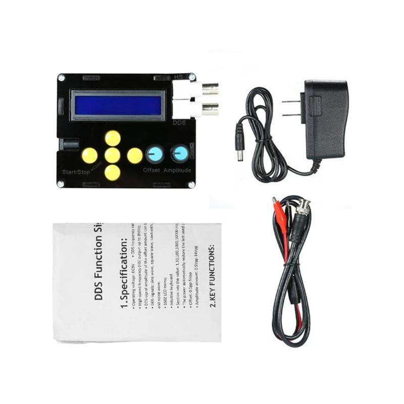 

Electrical Testers Upgraded 1HZ-65534Hz Low Frequency DDS Signal Generator Counter Sine Square Triangle Sawtooth Wave