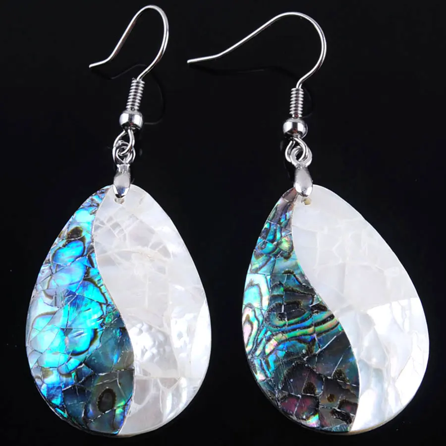 

WOJIAER винтажная двухцветная фотография в виде капли воды, женская натуральная оболочка, бусины, Висячие фотообои PV9045