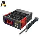 Цифровой светодиодный термостат STC-1000 AC 110-220 В для  STC 1000, терморегулятор, реле нагрева и охлаждения