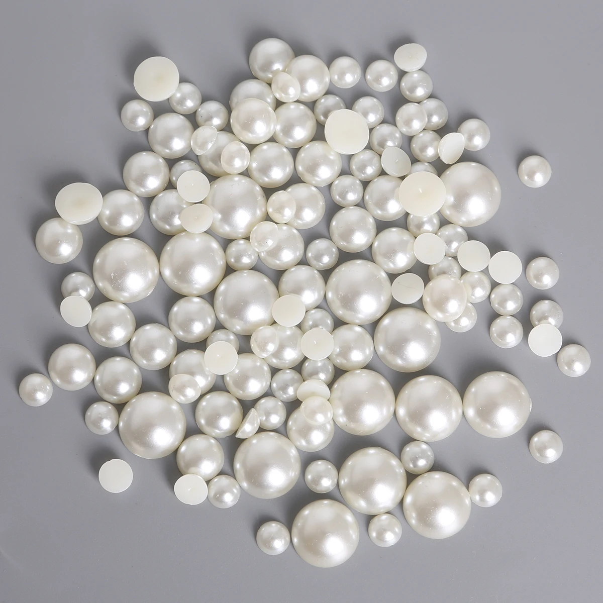 1.5/2/2.5/3/4/5/6/7/8/10/12/14mm Half Round Acrylic Imitation Flatback Pearl Beads for Jewelry Making /Nail Art /Phone Decor | Украшения и