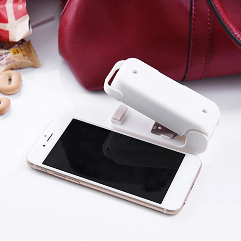 

Mini Heat Sealer Plastic Package Storage Bag Mini Sealing Machine Handy Sticker And Seals For Food Snack Bag Kitchen Accessories