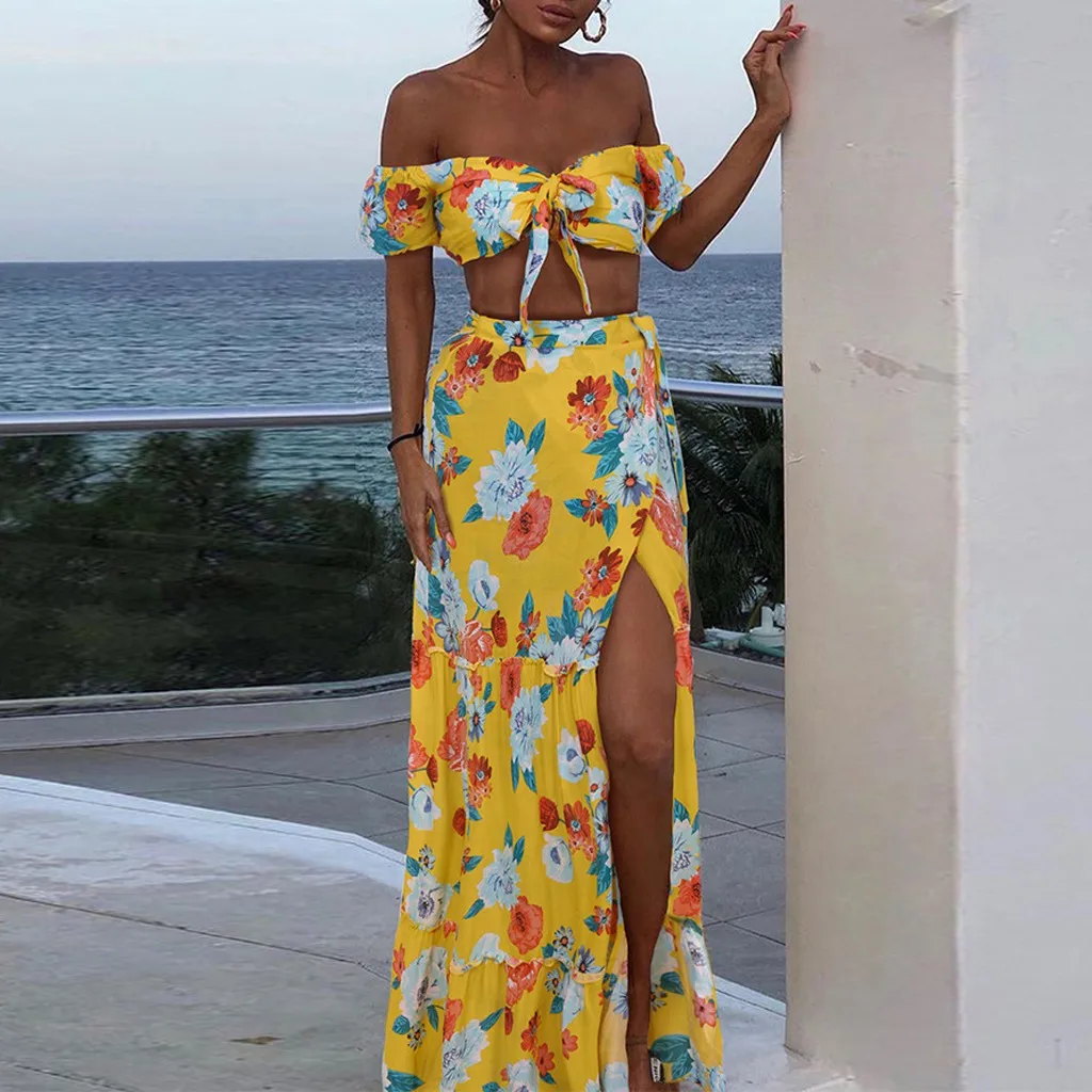 SAGACE платья с принтом элегантное женское пляжное платье длинным рукавом и