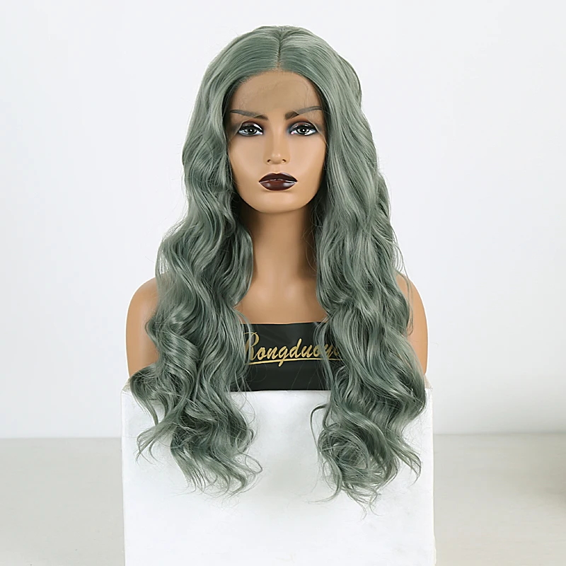 RONGDUOYI высокотемпературные волокна волос синтетический парик фронта шнурка