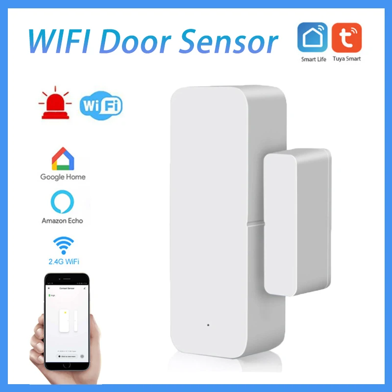 

Смарт-детекторы открытия/закрытия дверей, приложение Smartlife, Wi-Fi, датчик окон, работает с Alexa Google Home Smart Home