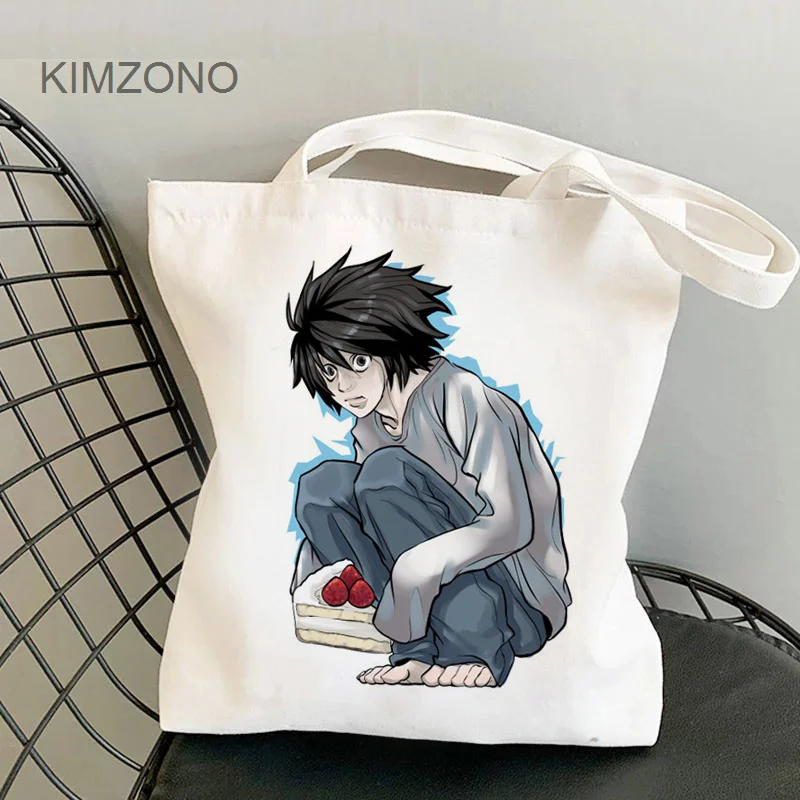 

Death Note shopping bag eco canvas recycle bag bolsas de tela bag reciclaje bolsa compra ecobag tote cabas