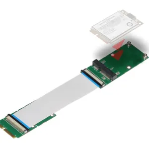 mini pcie to mini pcie mini pci e extender fpc 102030cm network card extend ssd extend extender extension adapter free global shipping