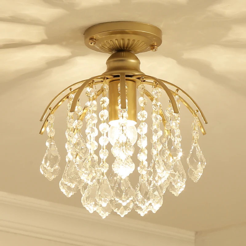 

Crystal chandelier E27 led ceiling chandelier modern gold living room led room decoration