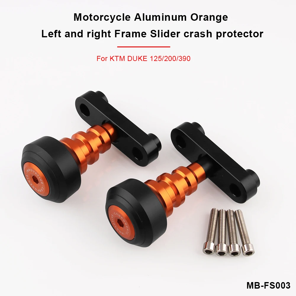 Для KTM DUKE 125 200 390 2013 2018 250 2017 защита от падения мотоцикла рама CNC Ползунки Краш