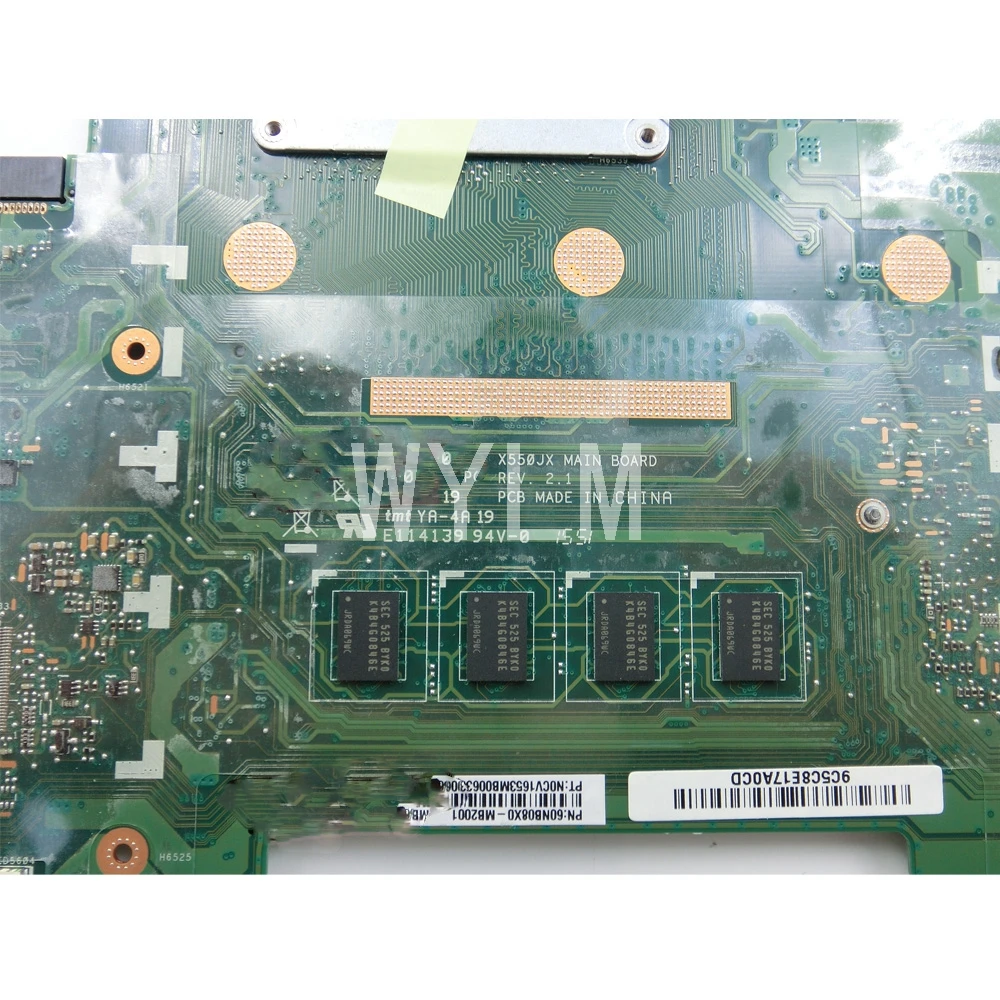 Материнская плата X550JX MB._ 4G/I7-4750HQ AS GTX950M/2 ГБ для Asus X550JK X550JD FX50J X550J A550J X550JF |