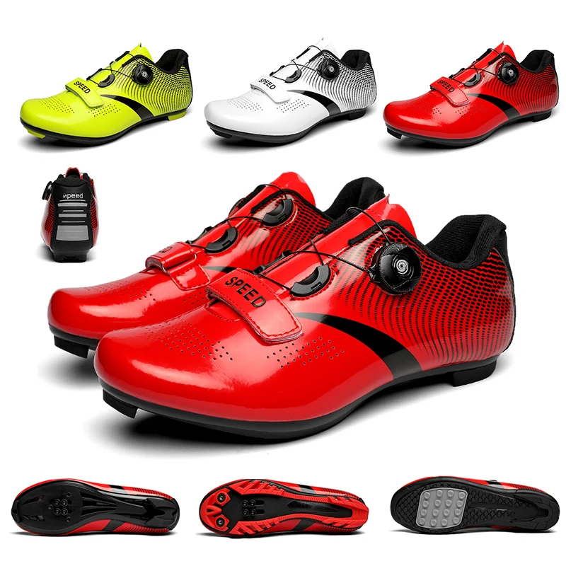 

Cycling Shoes Men SPD Mountain Bike Lock Shoes MTB Cycling Accessories Breathable Self-Loc Bicycle Sneakers Sports Shoking Shoes