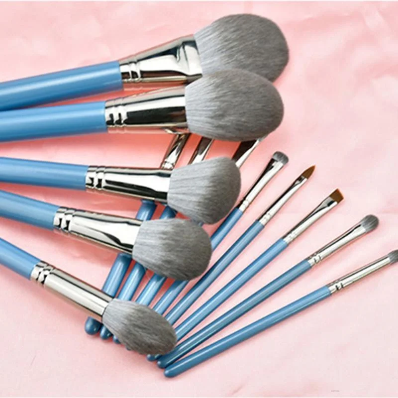 

Portable Makeup Brush Set 13 Branches Wool Fiber Birch Paint Brush Handle Professional Foundation Eyeshadow Makeup Brush
