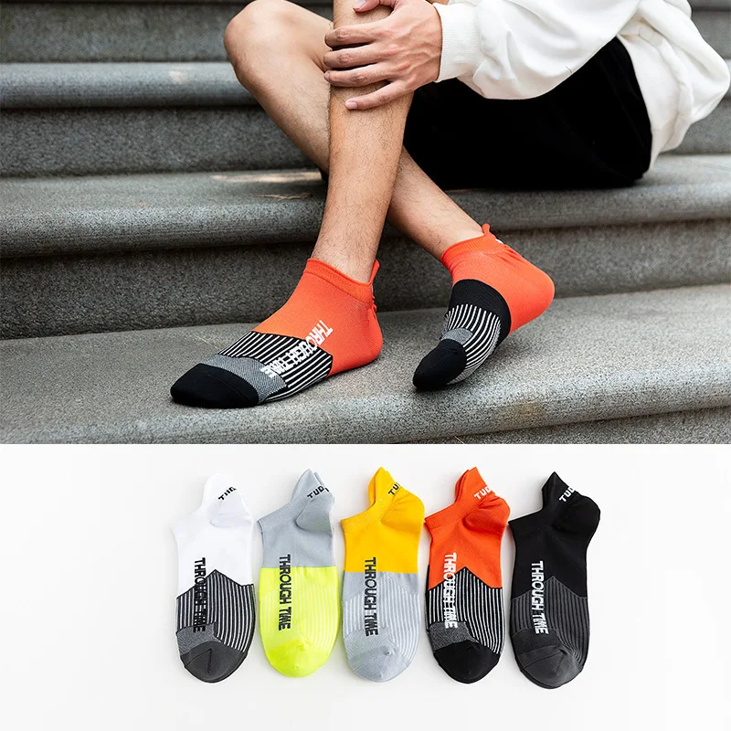 

1 Pair Men Ankle Socks Sports Invisible Anti Slip Summer Ultra-Thin Breathable Male Hosiery Low Cut Sweat Absorbing Soft Casual