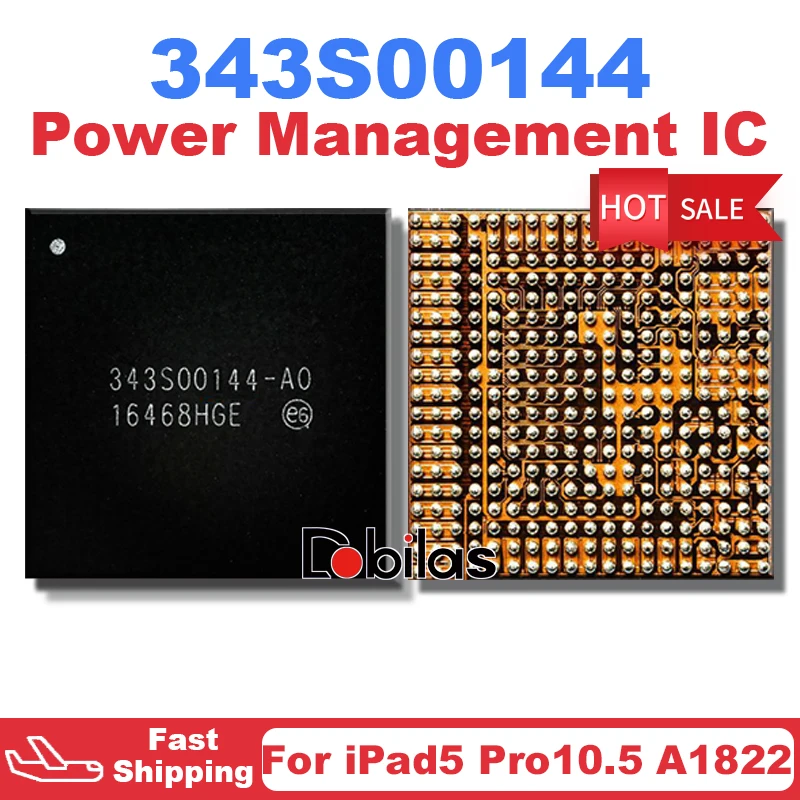 Chip de suministro de energ&iacute;a IC para iPad5 Pro 10,5 A1822 A1823 BGA, circuito integrado, 343S00144 A0, 1 unidad-0