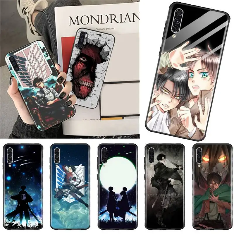 

Attack on Titan Phone Case For Samsung A40 A50 A51 A71 A20E A20S S8 S9 S10 S20 Plus note 20 ultra 4G 5G