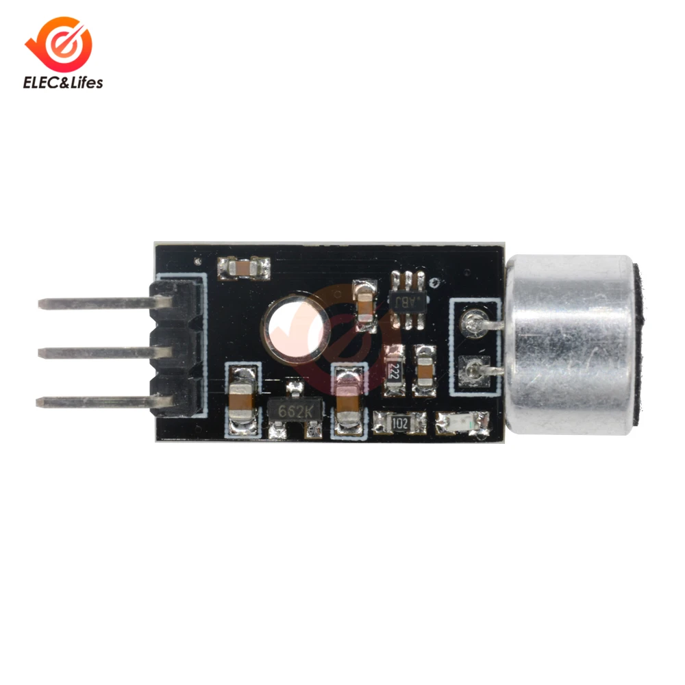MAX9812 микрофон усилитель модуль звук IC низкий выход шум микрофон Микрофон голосовой модуль 20dB 3,3 V/5 V для Arduino