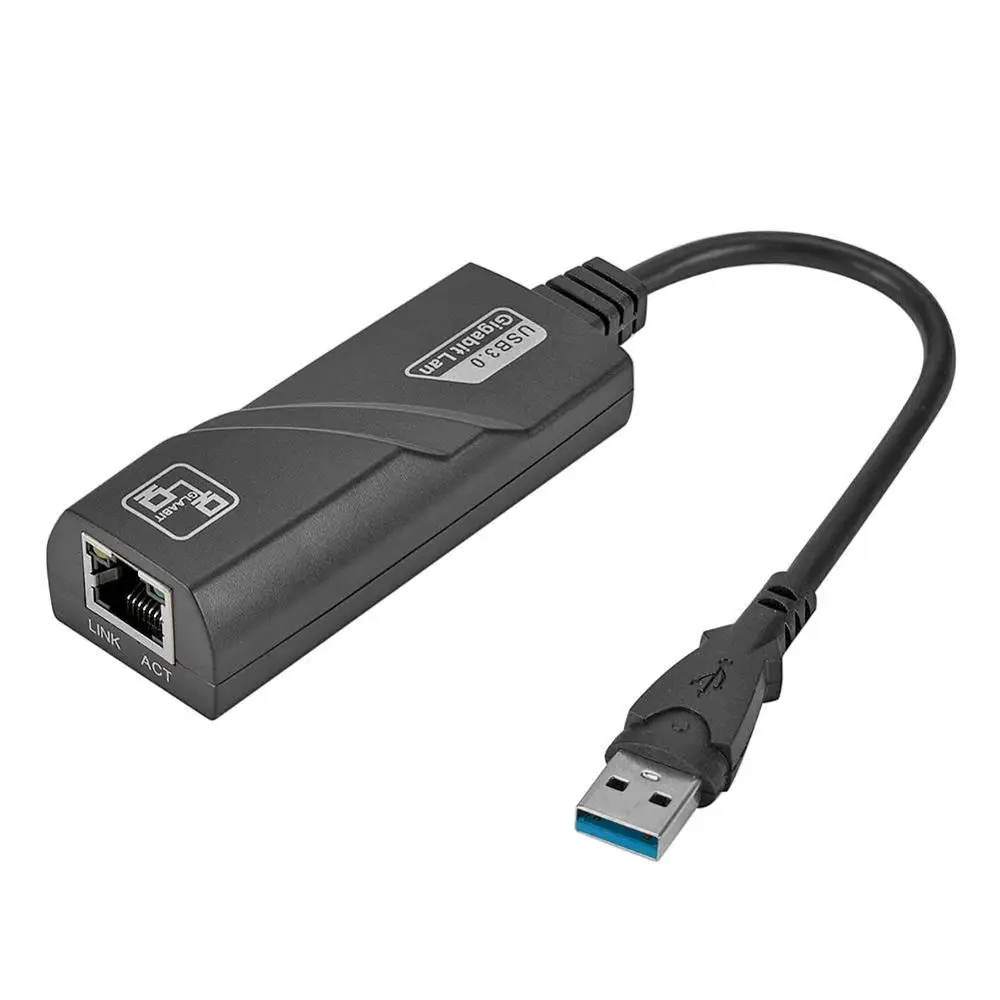 Мини USB 3 0 гигабитный Ethernet адаптер к RJ45 Lan сетевая карта для Windows 10 8 7 XP ноутбук ПК