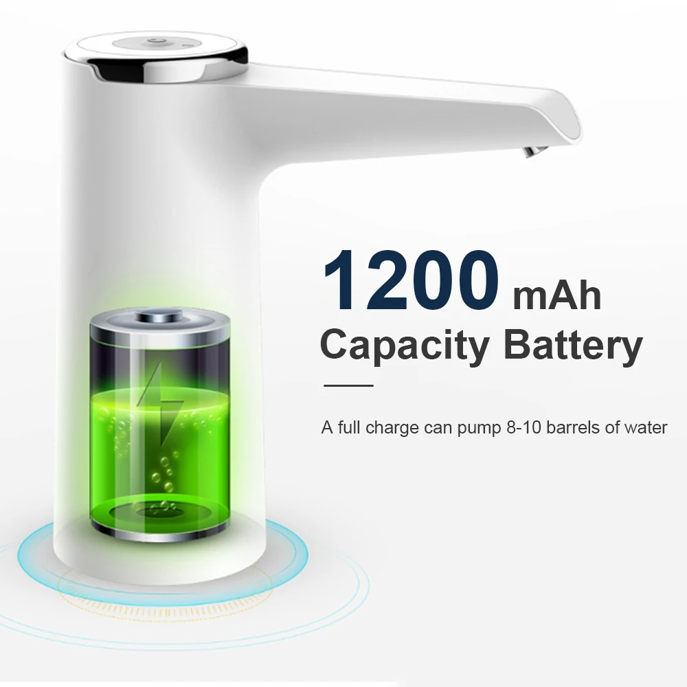 Автоматический Электрический водяной насос Диспенсер USB перезаряжаемый