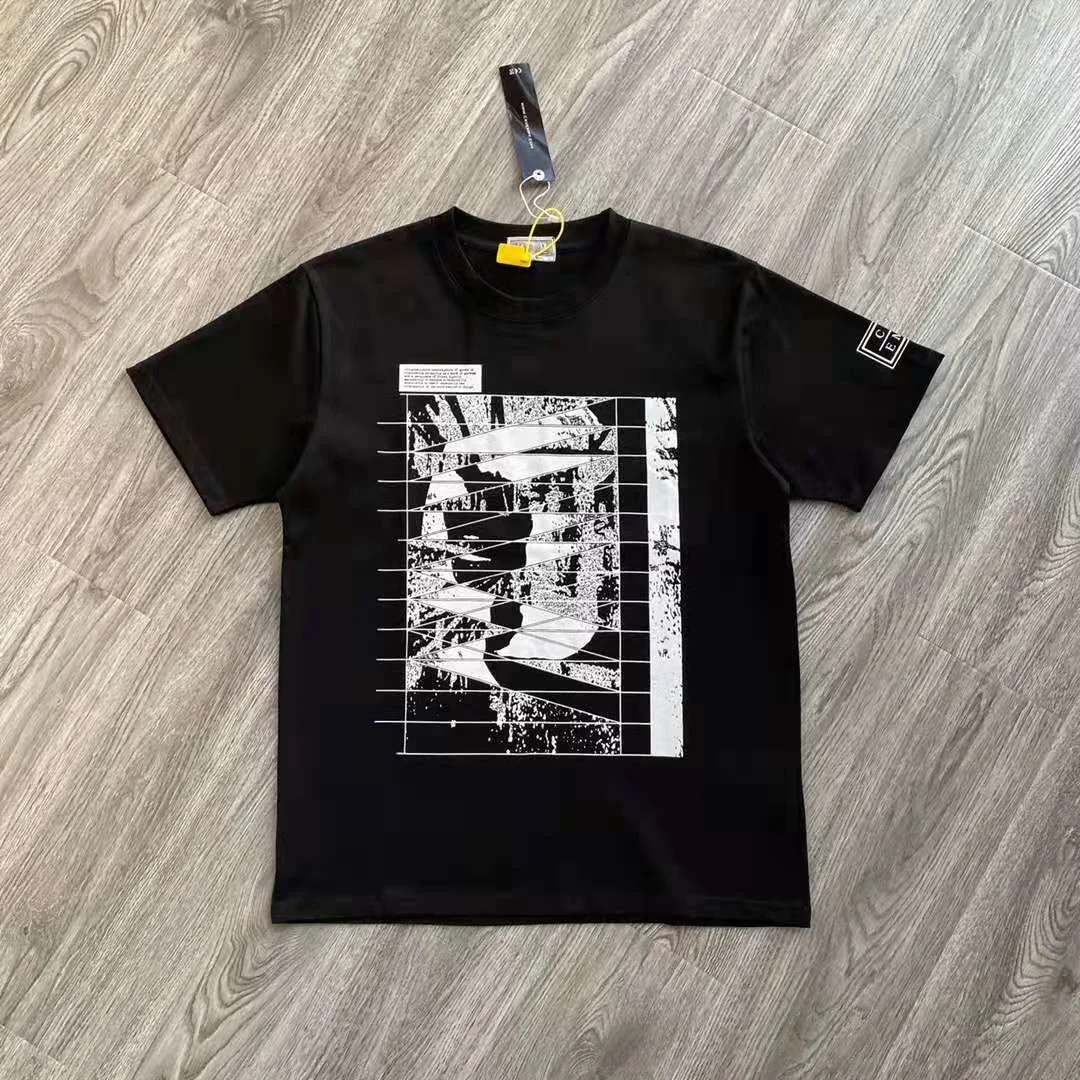 

Мужская и женская футболка с геометрическим принтом, большие размеры