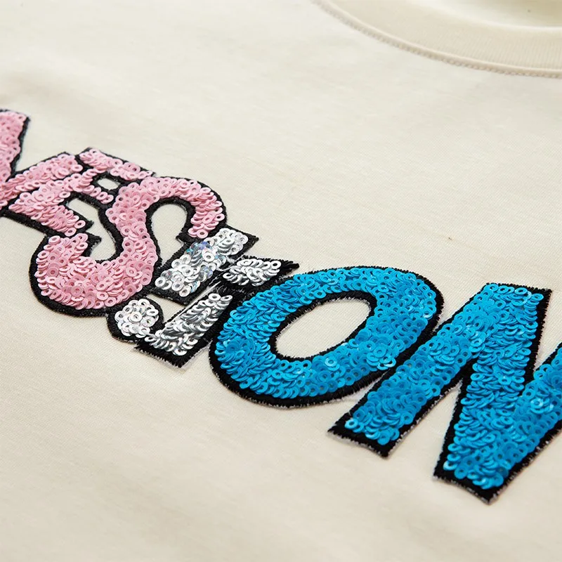 

Summer Letter Print T Shirt Women O Neck Plus Size Loose Basic Tee Shirt Female Casual Short Sleeve Harajuku Tshirt Tops 2021