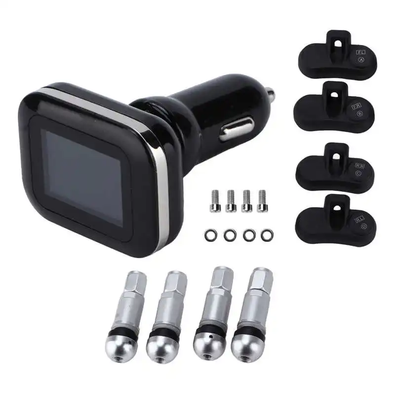 

Автомобильная система контроля давления в шинах TPMS с 4 внешними датчиками для безопасности при вождении