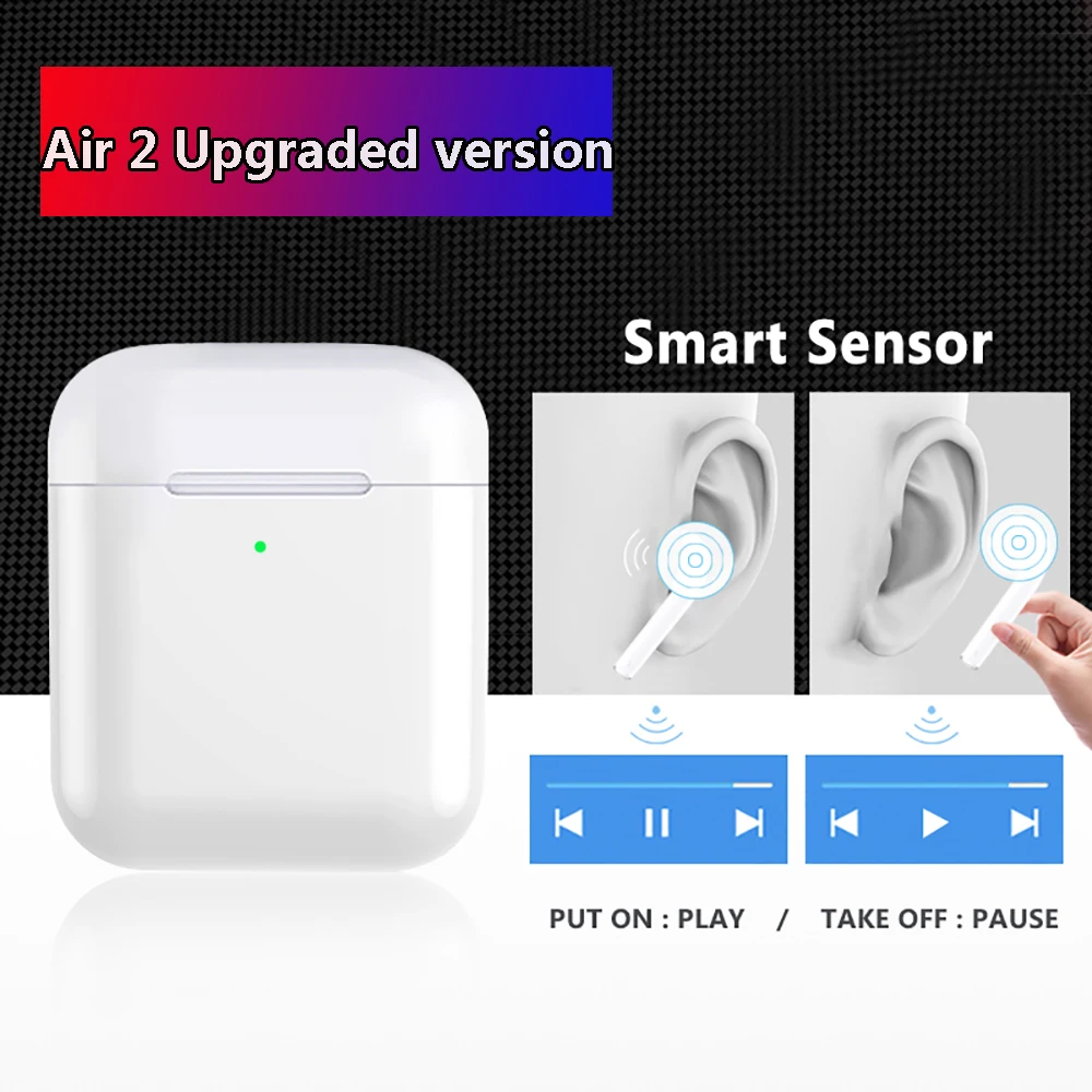 Лучшая хорошая копия air 2 TWS, умные сенсорные беспроводные наушники, Bluetooth 5,0, наушники I200, наушники PK I500 I1000 I2000 TWS 6936D