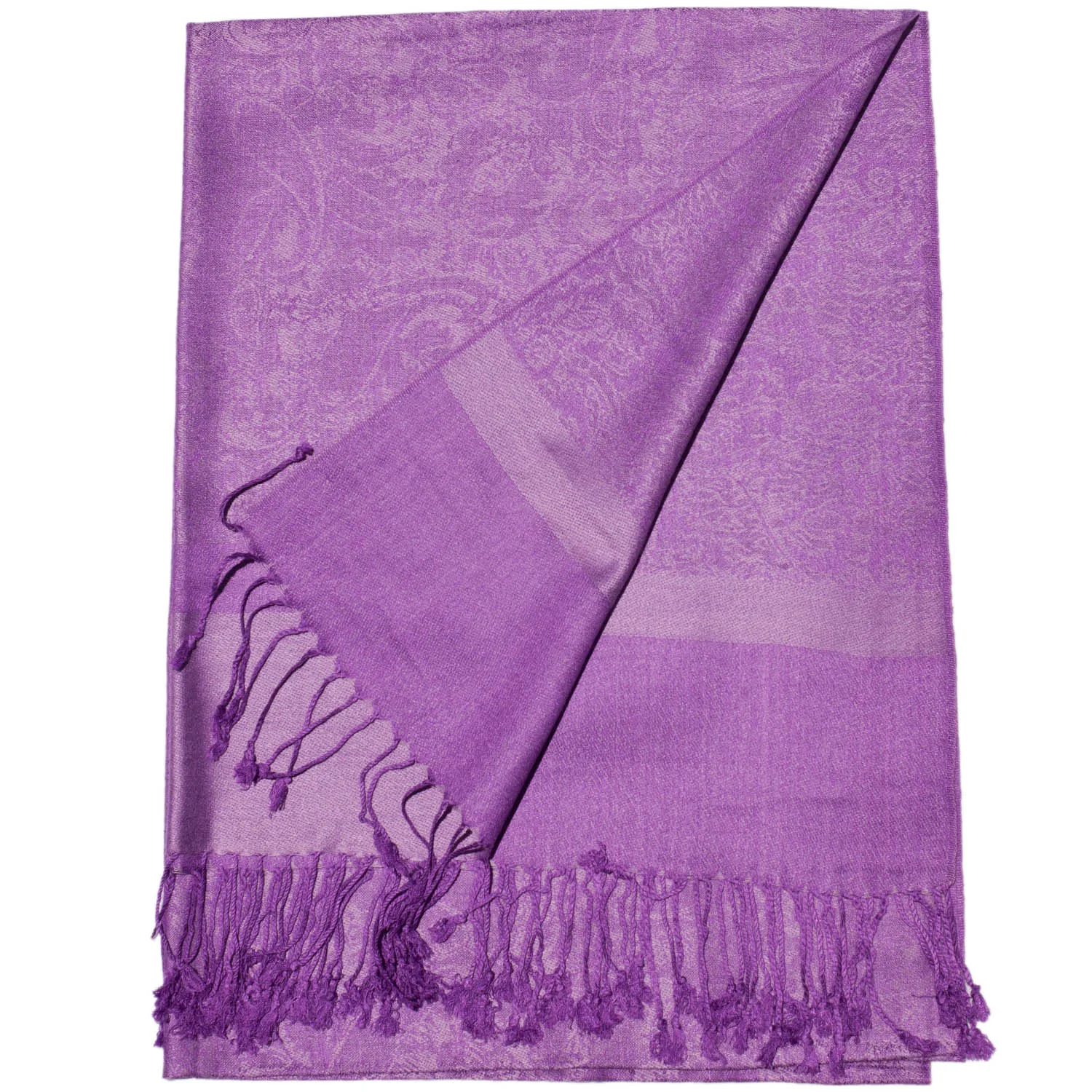Шарф Pashimina Шелковый жаккардовый осенне-зимний 2 оттенка мягкий лавандовый |