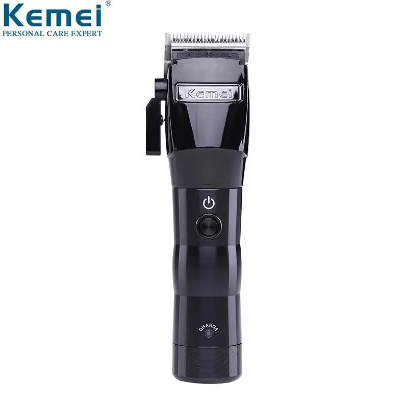 

Hair Clipper Barber Shop Salon Professional Hair Trimmer Rechargeable Electric Hair Cutter Shaving Machine Razor KM-2850