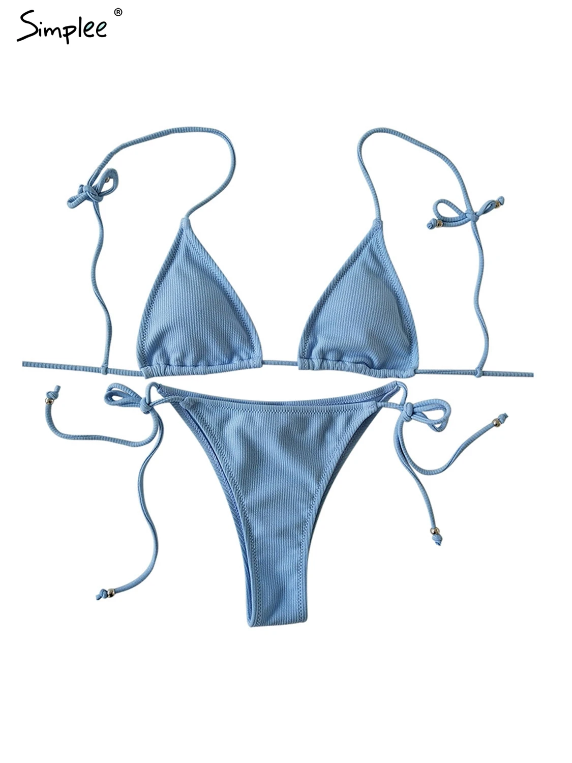 Женский купальник Simplee пуш ап с мягкими чашечками сексуальный регулируемым