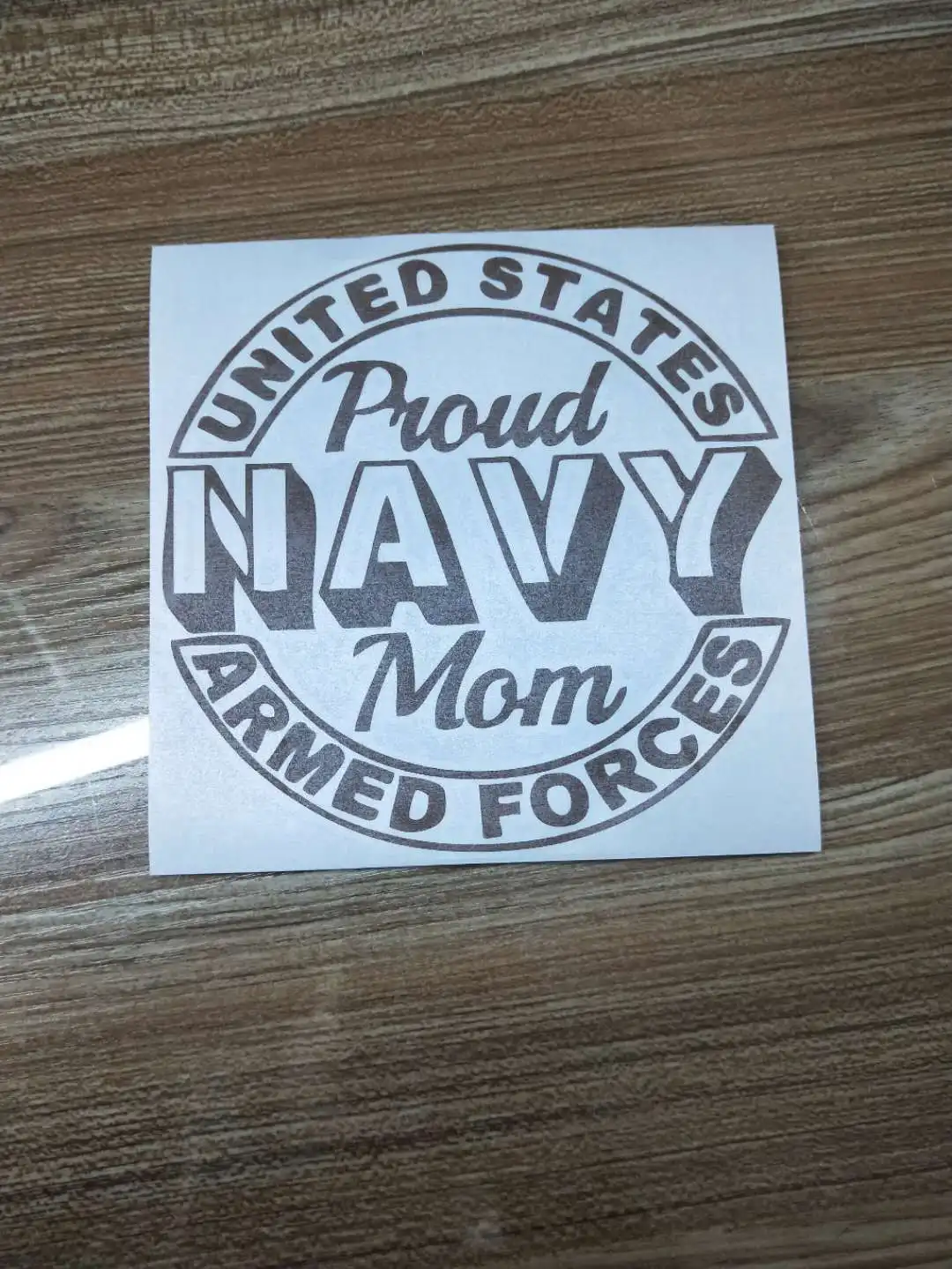 Наклейка с надписью Proud Navy Mom виниловые Стикеры для автомобилей грузовиков и