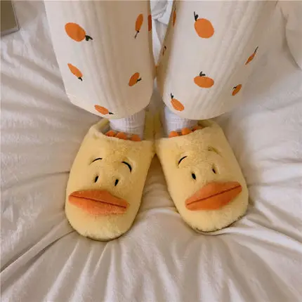 Тапочки женские плюшевые милые домашние тапочки пушистые Симпатичные