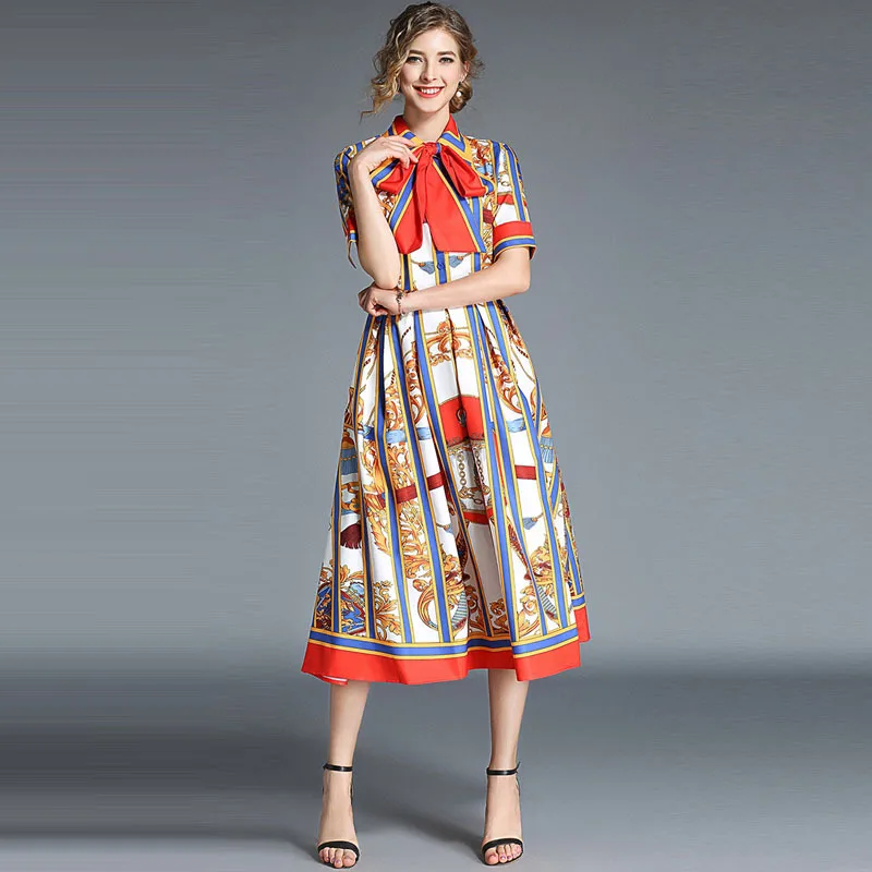 Женское модельное дизайнерское платье VERHELLEN летнее с коротким рукавом и