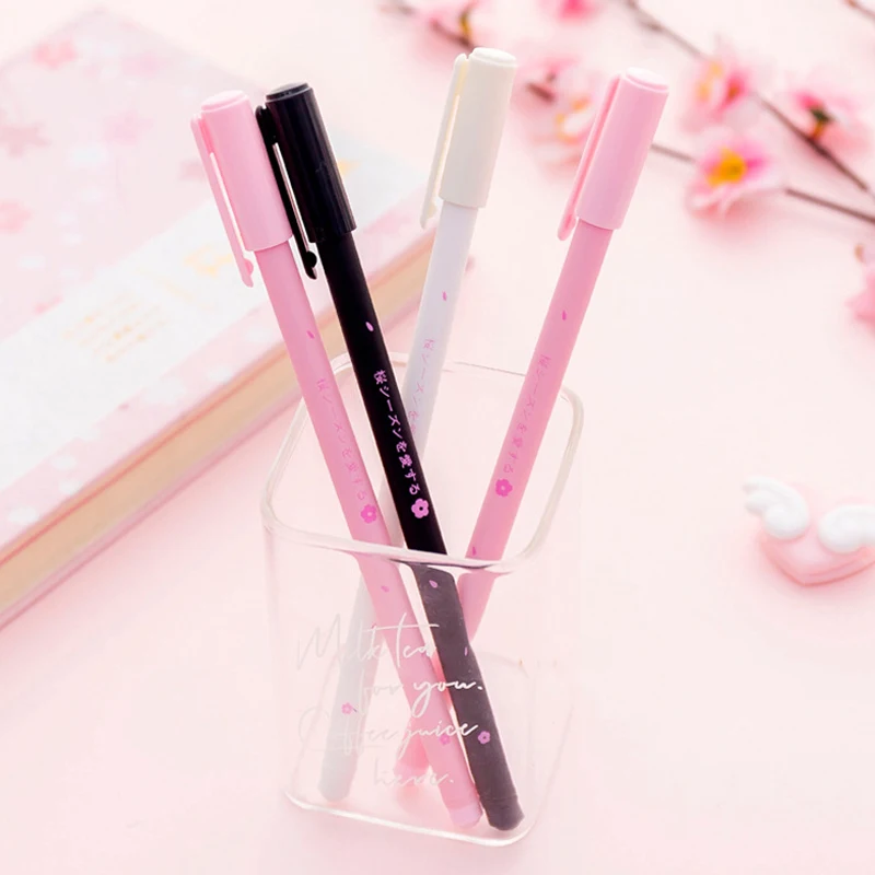Романтическая гелевая ручка Sakura шариковая студенческие канцелярские
