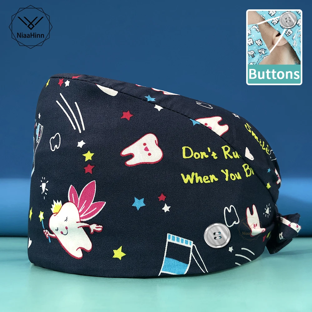 

Регулируемая Пылезащитная Кепка для активного отдыха, НОВАЯ шапка Baotou с красивым принтом, дышащая шапка унисекс из аксессуары для медсесте...