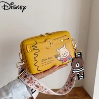 disney ladies cartoon anime winnie the pooh luggage simple casual cute popular printing messenger bag shoulder bag