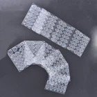 10 листовУпаковка накладные ногти для ног, Стикеры прозрачная Двухсторонняя клейкая подложка наклейки с лентами Стикеры s Пресс на поддельные накладные ногти Расширение палка инструменты