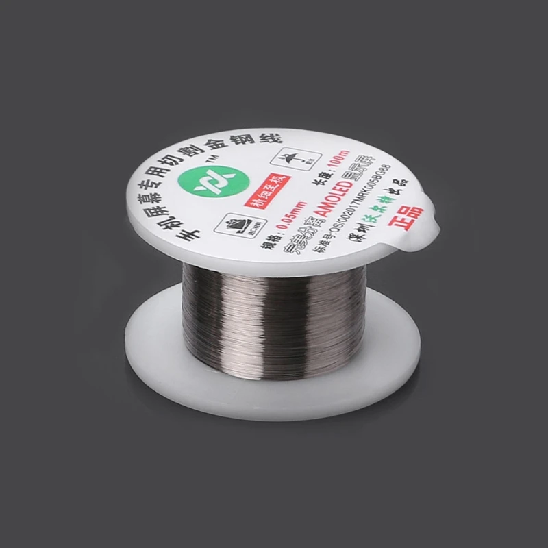 100m Alloy Gold Molybdenum Wire Cutting Line LCD Display Screen Separator Repair | Инструменты