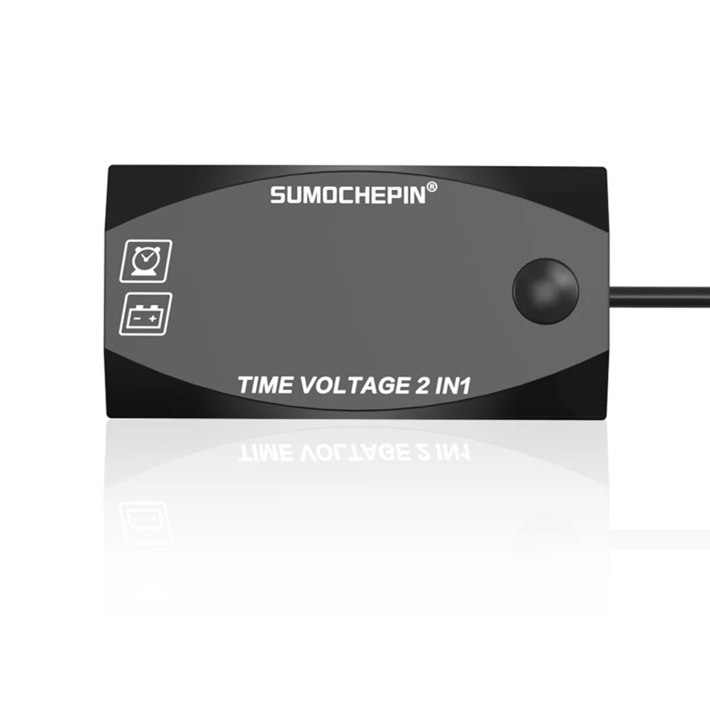 2 в 1 прочный Автомобильный цифровой дисплей аксессуары вольтметр простой