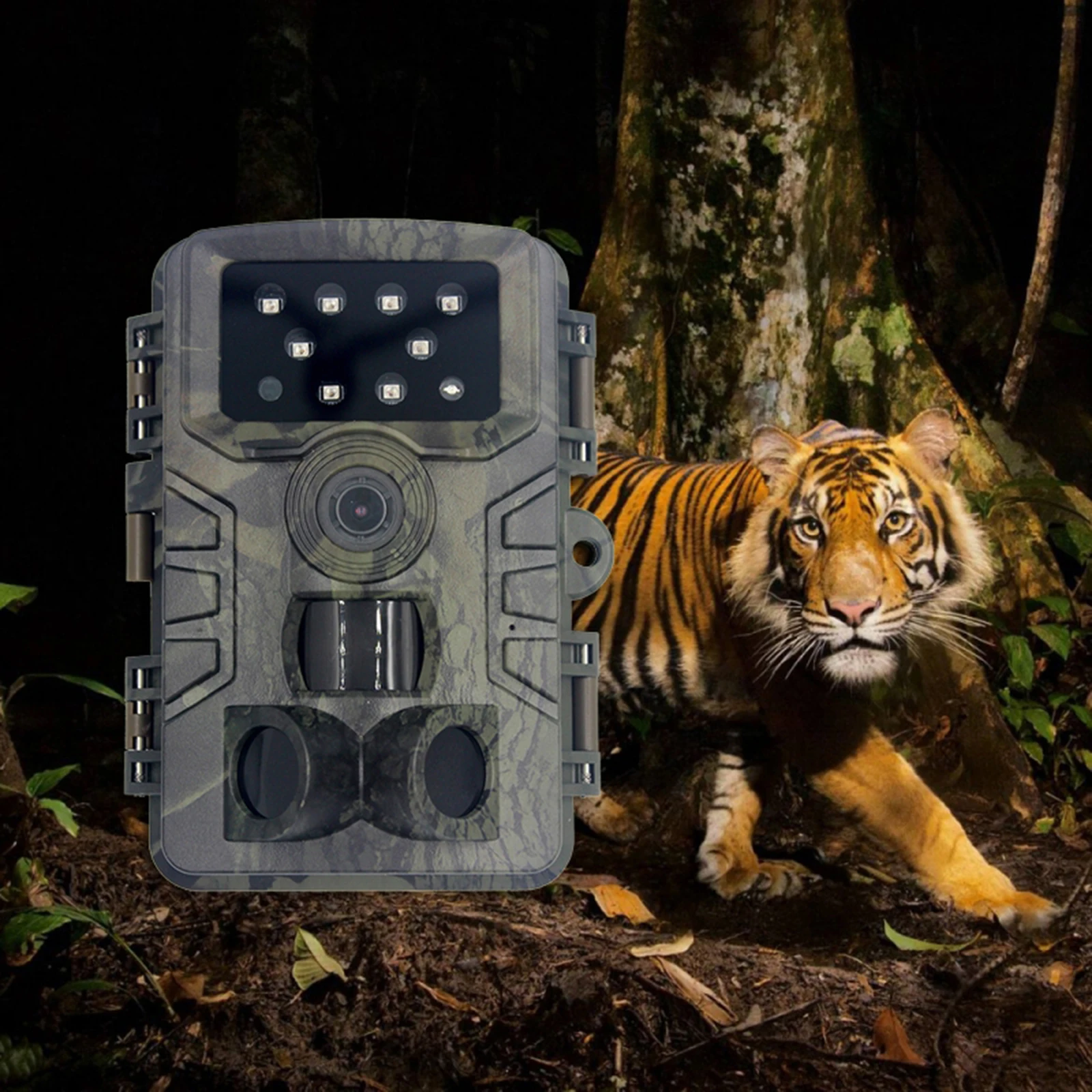 

Hunting Cameras HD PR700 Trail Camera 16MP 1080P Night Vision Cam with 2' LCD IP66 Wildlife Camera