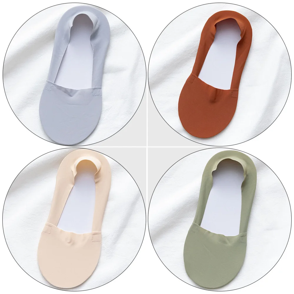 

8 Pairs Invisible Boat Socks Comfortable Breathable Socks for Use