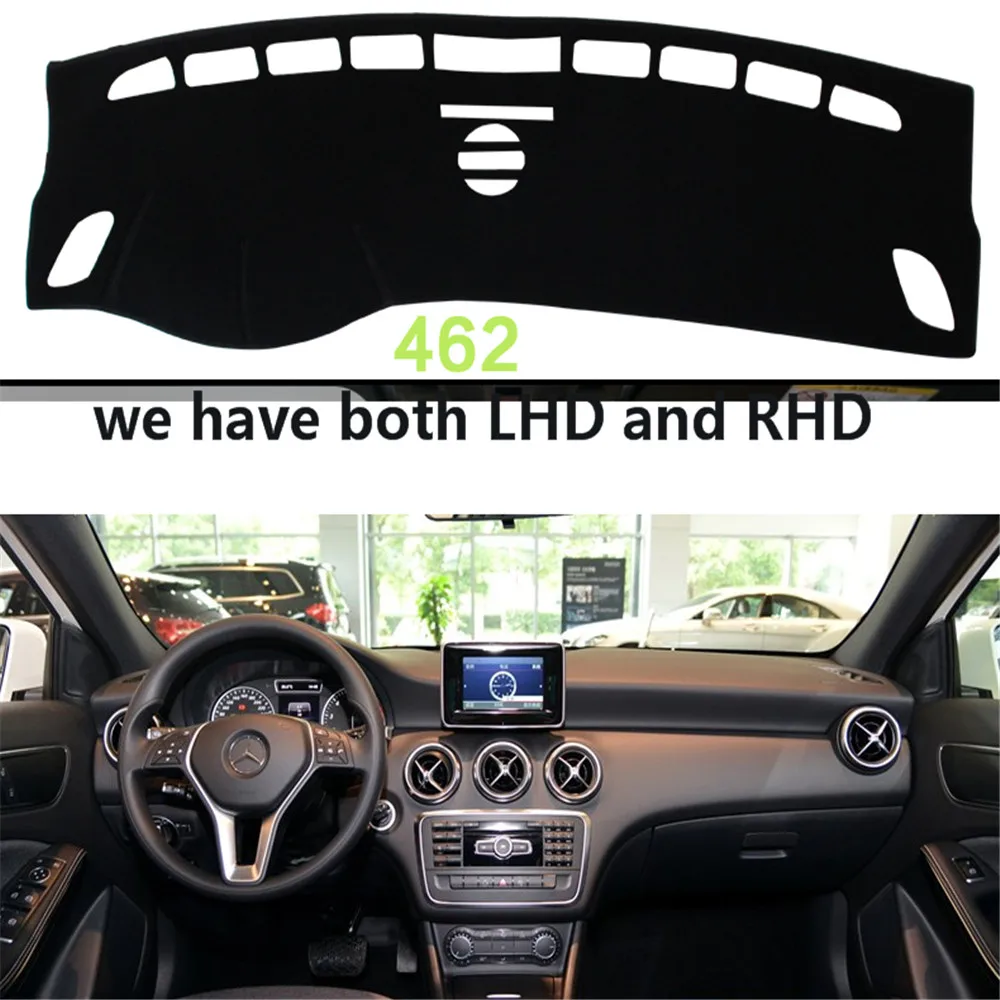

Для Mercedes-Benz A-Class W176 A160 A180 A200 A250 2013 - 2018 2020 Dashmats авто-Стайлинг приборной панели коврик для защиты от солнца