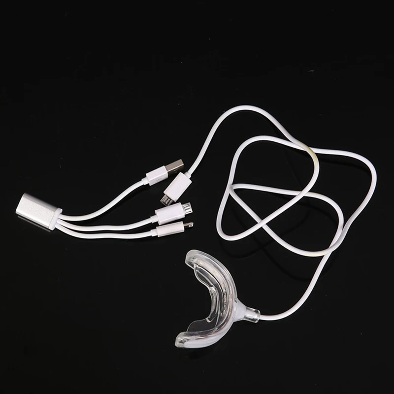 Портативный отбеливатель зубов Фотон устройство для прорезывания 4 USB