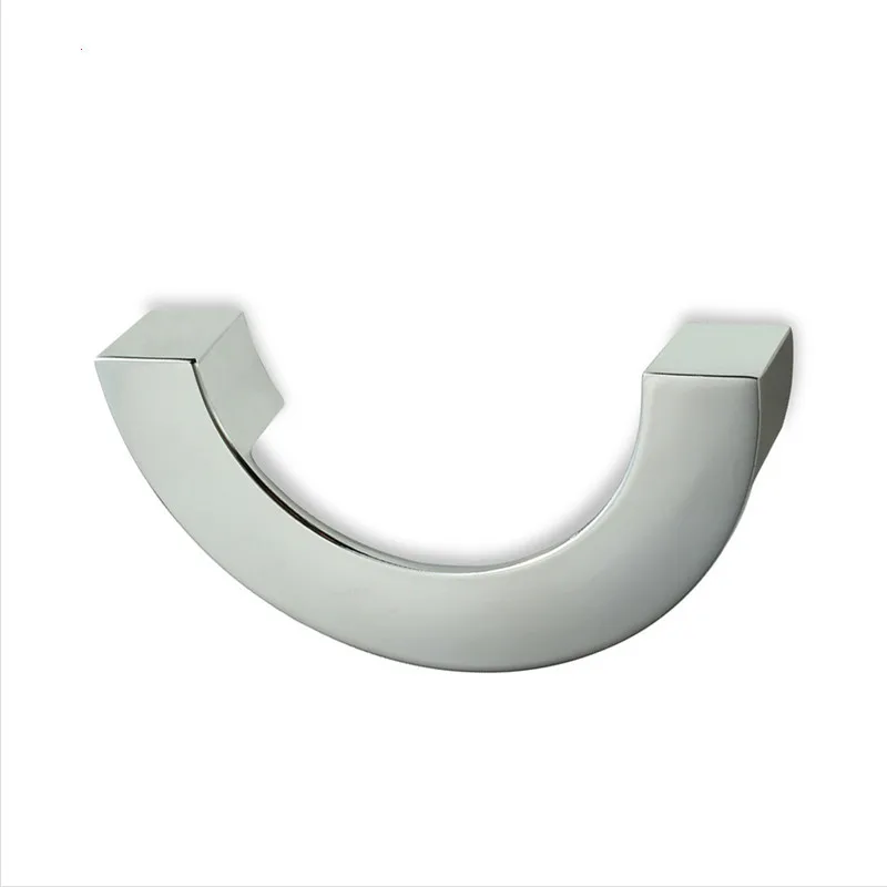 Цинковый сплав яркий хром современный шкаф ручки круглый раздвижные дверные для