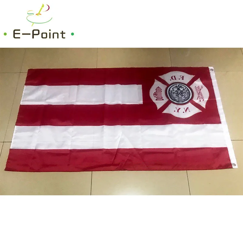 New York City Fire Department FDNY Flag 3ft*5ft(90*150cm) Size Christmas Decorations for Home Flag Banner Gifts