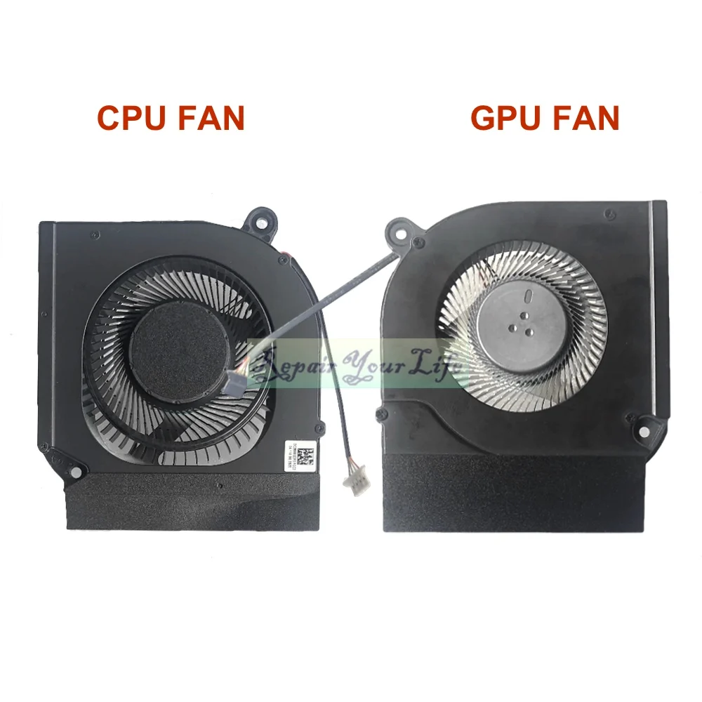 Ventilador de Refrigeração Cpu Gpu Ventiladores Radiador para Acer Predator Ph3155372xd Ph317-54-70z5 Série N20c3 23. Q7kn2.001 Dfs5k223052836 Ventiladores e resfriadores